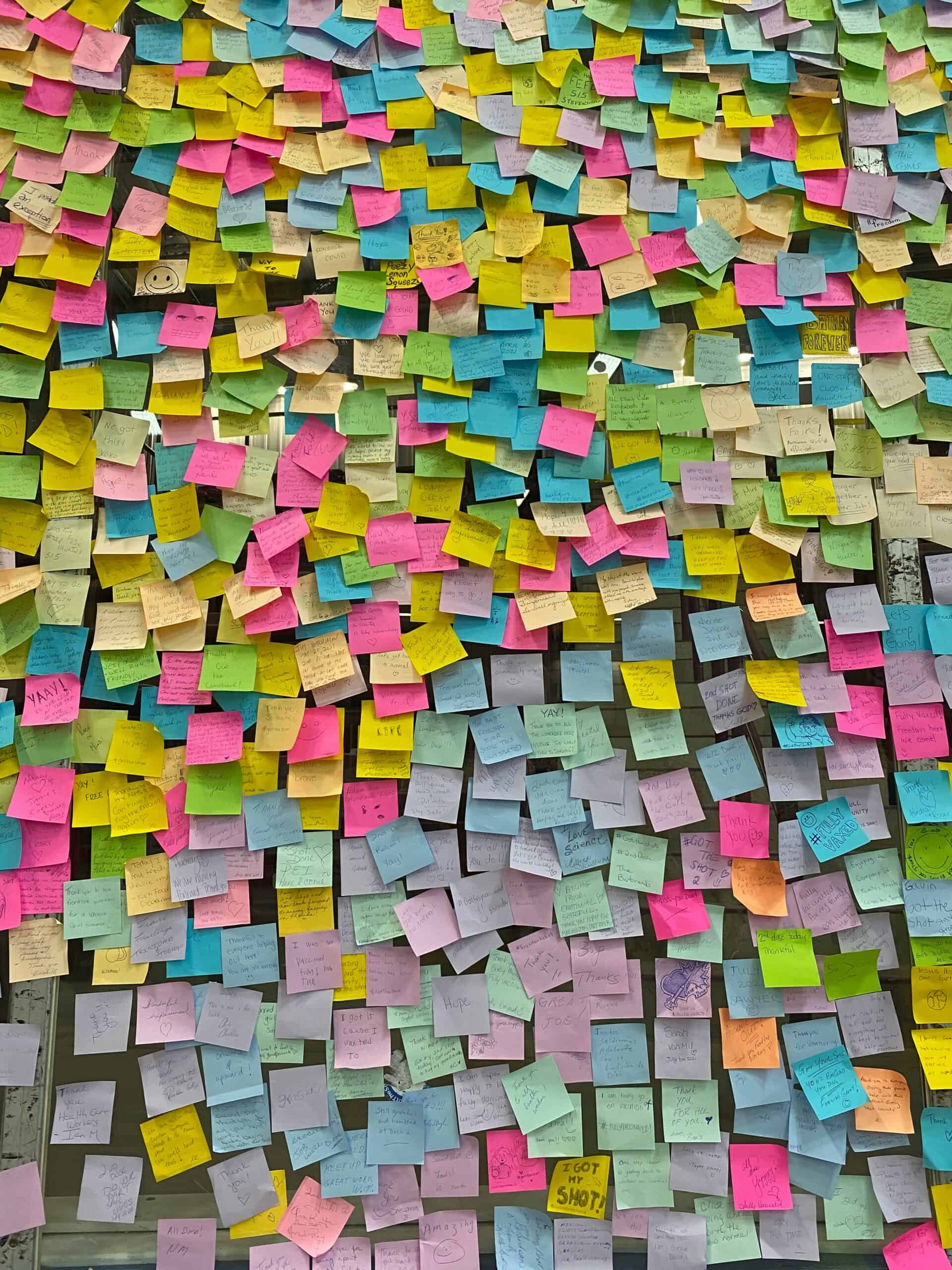 sticky notes